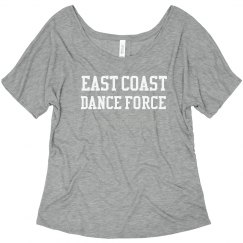 ECDF Ladies Flowy Slouchy Tee