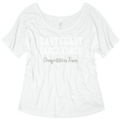ECDF Ladies Flowy Slouchy Tee