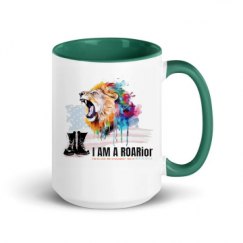 15oz Ceramic Mug with Color Inside