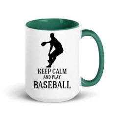 15oz Ceramic Mug with Color Inside