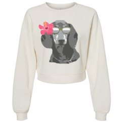 Women's Raglan Pullover Fleece