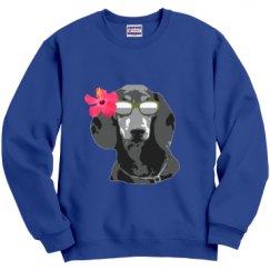 Unisex Film and Foil Crewneck Sweatshirt