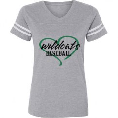 Ladies Relaxed Fit Vintage Sports Tee