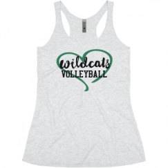 Ladies Slim Fit Super Soft Racerback Triblend Tank