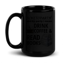 15oz Black Glossy Mug