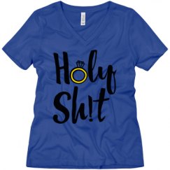 Ladies Relaxed Fit V-Neck Tee