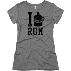 Ladies Slim Fit Super Soft Triblend Tee