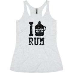 Ladies Slim Fit Super Soft Racerback Triblend Tank