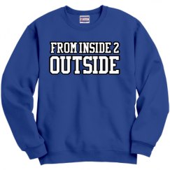 Unisex Film and Foil Crewneck Sweatshirt