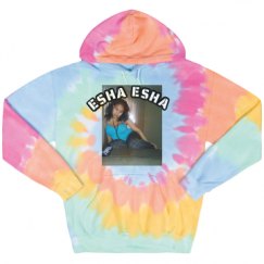 Unisex Tie-Dye Fleece Hoodie