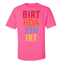 Unisex Ultra Cotton Safety Neon Crewneck Tee