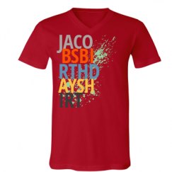 Unisex V-Neck Jersey Tee