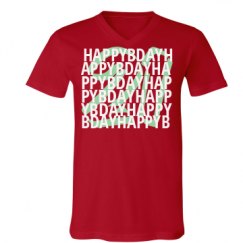 Unisex V-Neck Jersey Tee