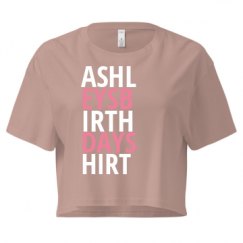 Ladies Festival Cali Crop Top Tee