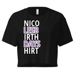 Ladies Festival Cali Crop Top Tee