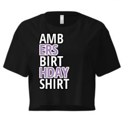 Ladies Festival Cali Crop Top Tee