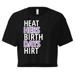 Ladies Festival Cali Crop Top Tee