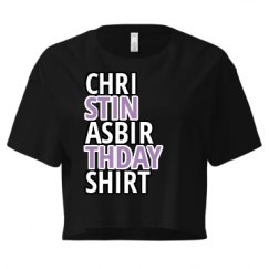 Ladies Festival Cali Crop Top Tee