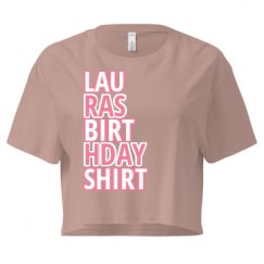 Ladies Festival Cali Crop Top Tee