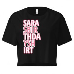 Ladies Festival Cali Crop Top Tee