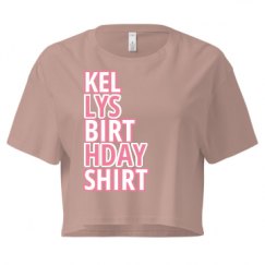 Ladies Festival Cali Crop Top Tee