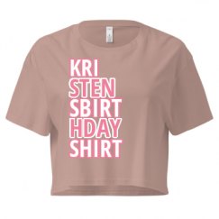 Ladies Festival Cali Crop Top Tee