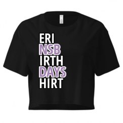 Ladies Festival Cali Crop Top Tee