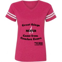 Ladies Relaxed Fit Vintage Sports Tee