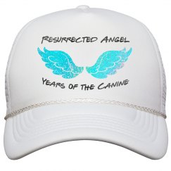 Wht/Blue Resurrected Angel cap