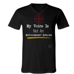 Unisex V-Neck Jersey Tee