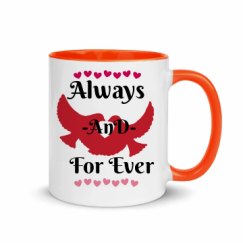 11oz Ceramic Mug with Color Inside