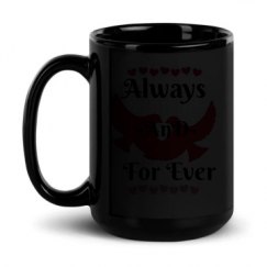 15oz Black Glossy Mug