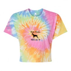 Women's Tie Dye Crop Top Tee