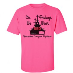 Unisex Ultra Cotton Safety Neon Crewneck Tee