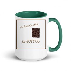 15oz Ceramic Mug with Color Inside