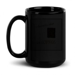 15oz Black Glossy Mug