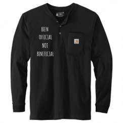 Unisex Carhartt Long Sleeve Henley Tee