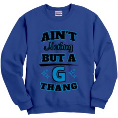 Unisex Film and Foil Crewneck Sweatshirt