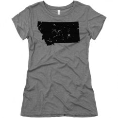 Ladies Slim Fit Super Soft Triblend Tee