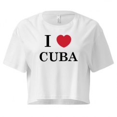 Ladies Festival Cali Crop Top Tee