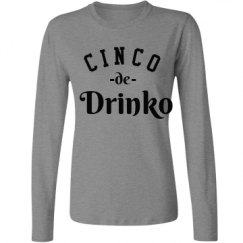 Ladies Relaxed Fit Basic Long Sleeve Tee