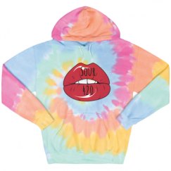 Unisex Tie-Dye Fleece Hoodie