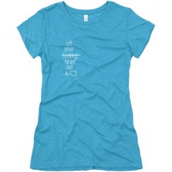 Ladies Slim Fit Super Soft Triblend Tee