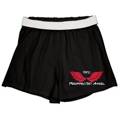 Junior Lady black/ Red Glitter Resurrected Angel Shorts