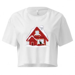 Ladies Festival Cali Crop Top Tee