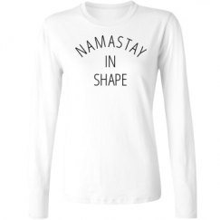 Ladies Relaxed Fit Basic Long Sleeve Tee