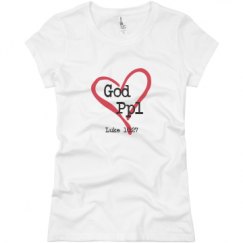 Ladies Slim Fit Basic Promo Jersey Tee