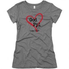 Ladies Slim Fit Super Soft Triblend Tee