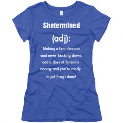 Ladies Slim Fit Super Soft Triblend Tee