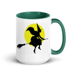 15oz Ceramic Mug with Color Inside